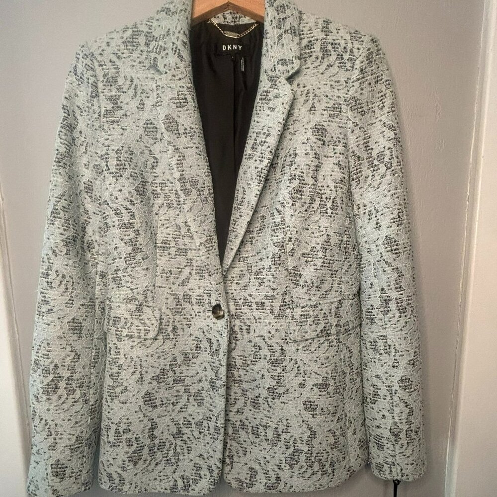 DKNY Blazer Light Blue Lace Age of Decadence